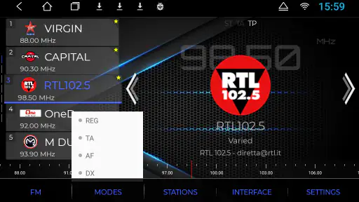 NavRadio+ screenshot
