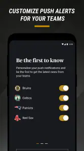 NBC Sports Boston: Team News screenshot