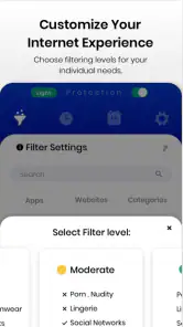 Netspark Real-time filter screenshot