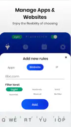 Netspark Real-time filter screenshot