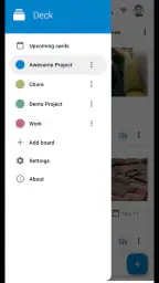 Nextcloud Deck screenshot