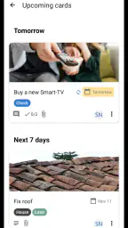 Nextcloud Deck screenshot