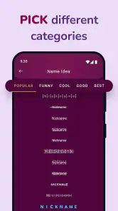 Nickname Maker: Name Generator screenshot