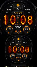 Nixie Digital - Wear OS Face screenshot
