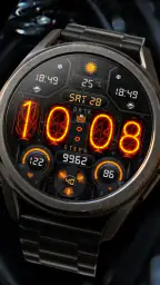 Nixie Digital - Wear OS Face screenshot