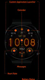 Nixie Digital - Wear OS Face screenshot