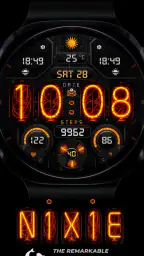 Nixie Digital - Wear OS Face screenshot