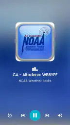 NOAA Weather radio screenshot
