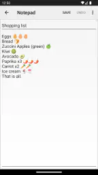 Notepad - simple notes screenshot