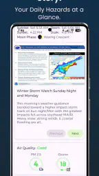 NWS Weather Report screenshot
