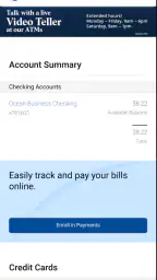 Ocean Bank Mobile Banking screenshot
