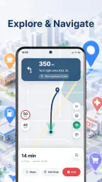 Offline Maps & AI Trip Planner screenshot