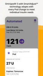 Omnipod 5 screenshot