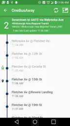 OneBusAway screenshot