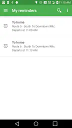 OneBusAway screenshot
