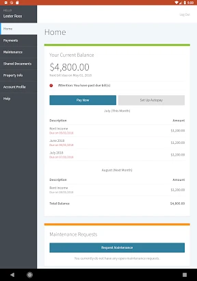 Online Portal by AppFolio screenshot
