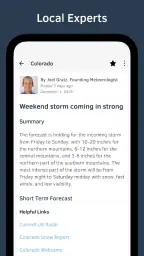 OpenSnow screenshot