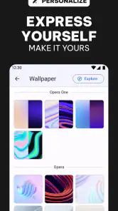 Opera: Private Web Browser screenshot