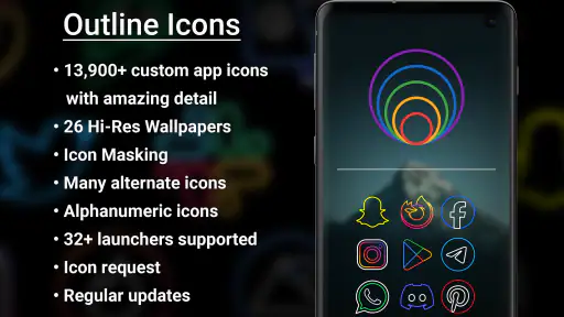 Outline Icons - Icon Pack screenshot