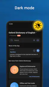 Oxford Dictionary & Thesaurus screenshot