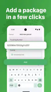 Package & Delivery Tracker screenshot