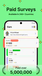 Paid Survey: Earn Cash Rewards screenshot