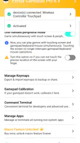 Panda Gamepad Pro screenshot