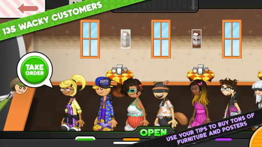 Papa's Mocharia To Go! screenshot