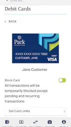 Park National Bank screenshot