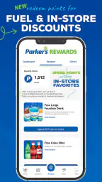 Parker's Rewards screenshot