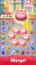 Paws & Pastries: Merge Café screenshot