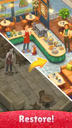Paws & Pastries: Merge Café screenshot