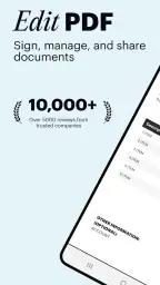 pdfFiller Edit, fill, sign PDF screenshot