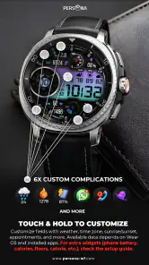 PER12 Digital Watch Face screenshot