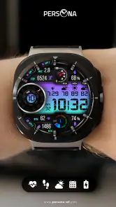 PER12 Digital Watch Face screenshot