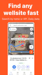 Petrix Maps Oilfield Navigator screenshot