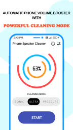Phone speaker cleaner screenshot
