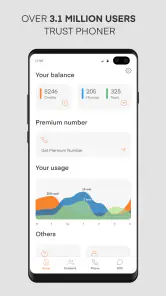 Phoner: Second Phone Number screenshot