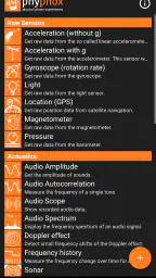 phyphox screenshot