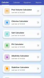Pool Chemical Calculator screenshot