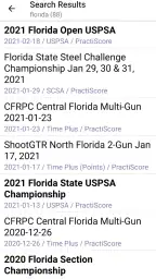 PractiScore Competitor screenshot