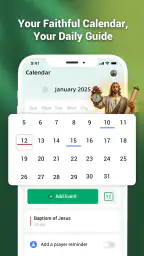 Pray Alarm, Calendar & Bible screenshot
