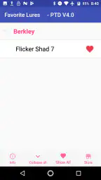 Precision Trolling Data screenshot