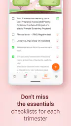 Pregnancy and Due Date Tracker screenshot