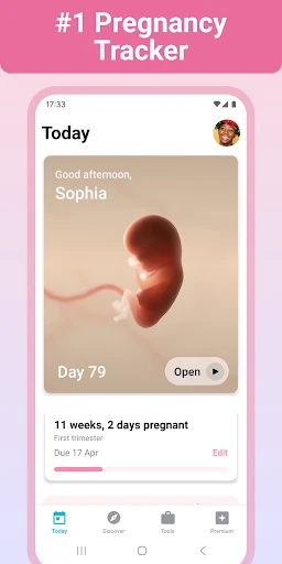 Pregnancy + | Tracker App screenshot