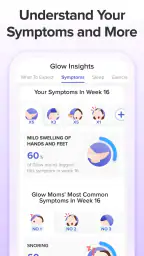 Pregnancy Tracker App | Glow screenshot