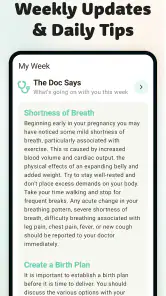 Pregnancy Tracker by Sprout screenshot