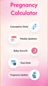 Pregnancy Tracker & Calculator screenshot