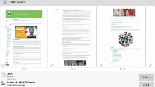 PrinterShare Mobile Print screenshot