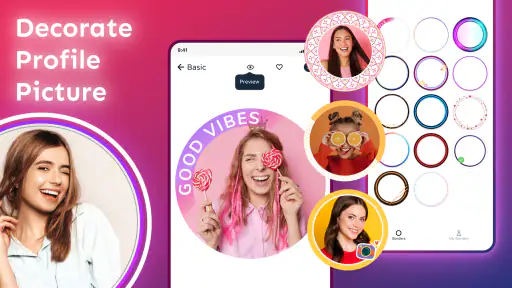 Profile Picture Border Frame screenshot